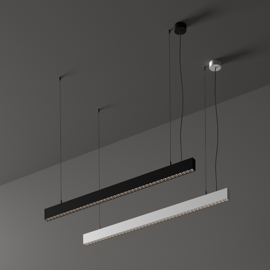 Ideal Lux - Suspension LED sur câble OFFICE LED/30W/230V/3000K IRC 90 noir