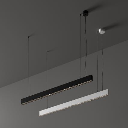 Ideal Lux - Suspension LED sur câble OFFICE LED/30W/230V 4000K IRC 90 noir