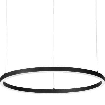 Ideal Lux - Suspension sur câble ORACLE SLIM LED/29W/230V 4000K CRI 90 diam. 50 cm noire
