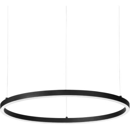 Ideal Lux - Suspension LED sur câble ORACLE SLIM LED 29 W / 230 V 2700 K IRC 90 Ø 50 cm noir