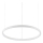 Ideal Lux - Suspension LED sur câble ORACLE SLIM LED/29W/230V 4000K CRI 90 Ø 50 cm blanc