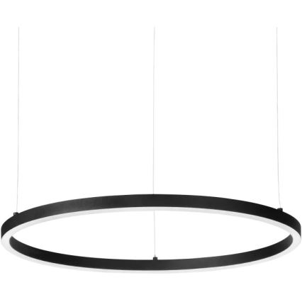 Ideal Lux - Suspension LED sur câble ORACLE SLIM LED/37W/230V 2700K CRI 90 Ø 70 cm noir