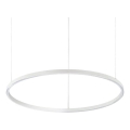Ideal Lux - Suspension LED sur câble ORACLE SLIM LED/37W/230V 4000K IRC 90 Ø 70 cm blanc