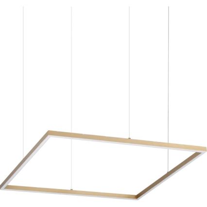 Ideal Lux - Suspension LED sur câble ORACLE SLIM LED/44W/230V 3000K IRC 90 70x70 cm dorée