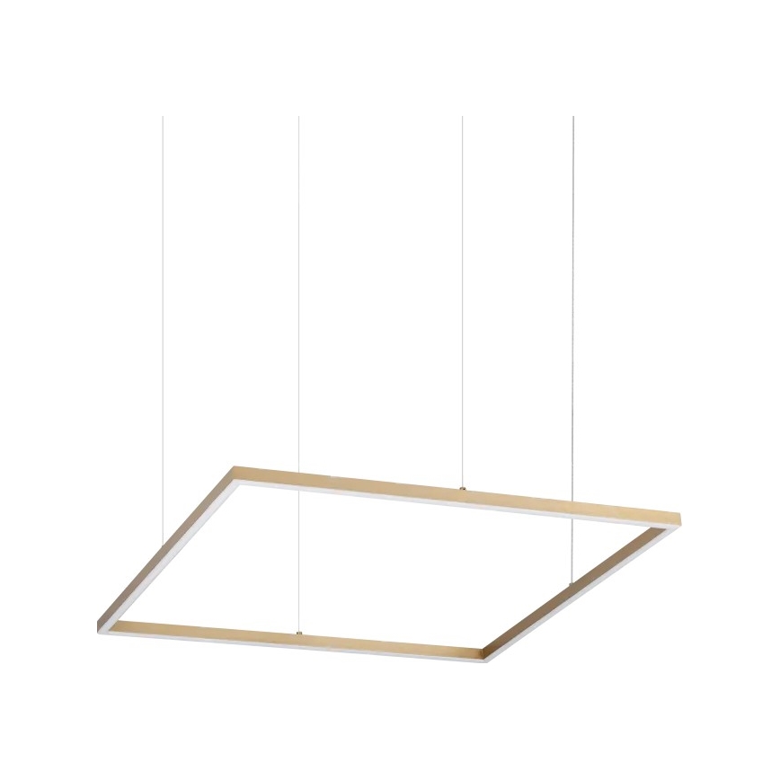Ideal Lux - Suspension LED sur câble ORACLE SLIM LED/44W/230V 3000K IRC 90 70x70 cm dorée
