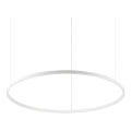 Ideal Lux - Suspension LED sur câble ORACLE SLIM LED/53W/230V 2700K CRI 90 Ø 90 cm blanche