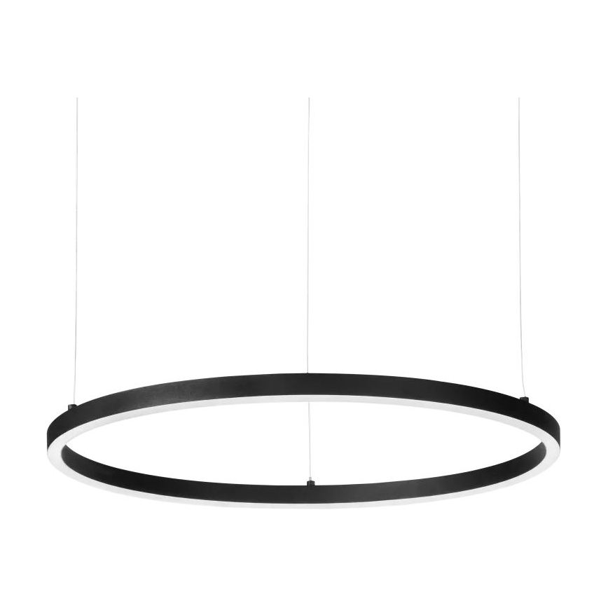 Ideal Lux - Suspension LED sur câble ORACLE SLIM LED/53W/230V 2700K CRI 90 Ø 90 cm noir
