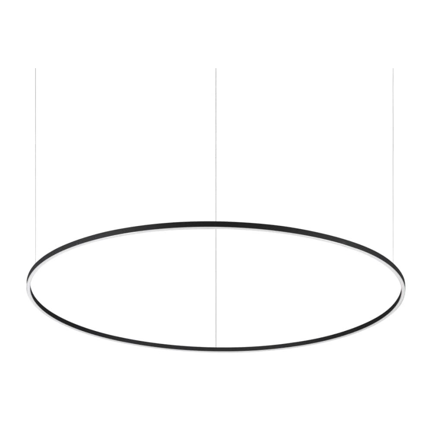 Ideal Lux - Suspension LED dimmable sur câble ORACLE SLIM LED/77W/230V 3000K CRI 90 Ø 150 cm noir