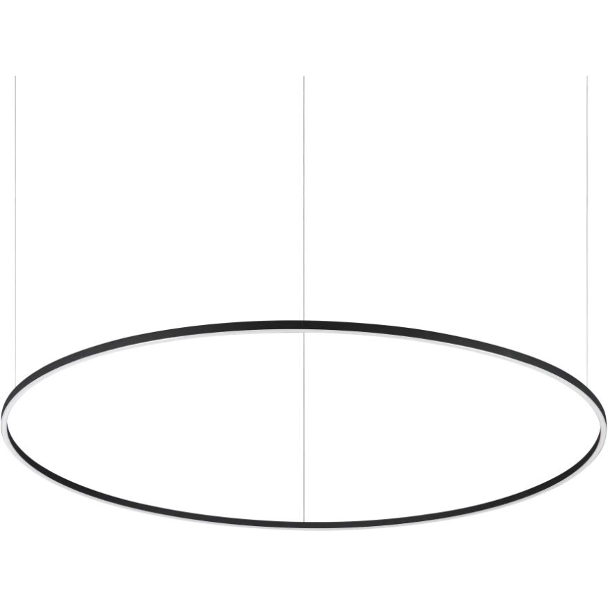 Ideal Lux - Suspension LED sur câble ORACLE SLIM LED/83W/230V 2700K CRI 90 Ø 150 cm noir