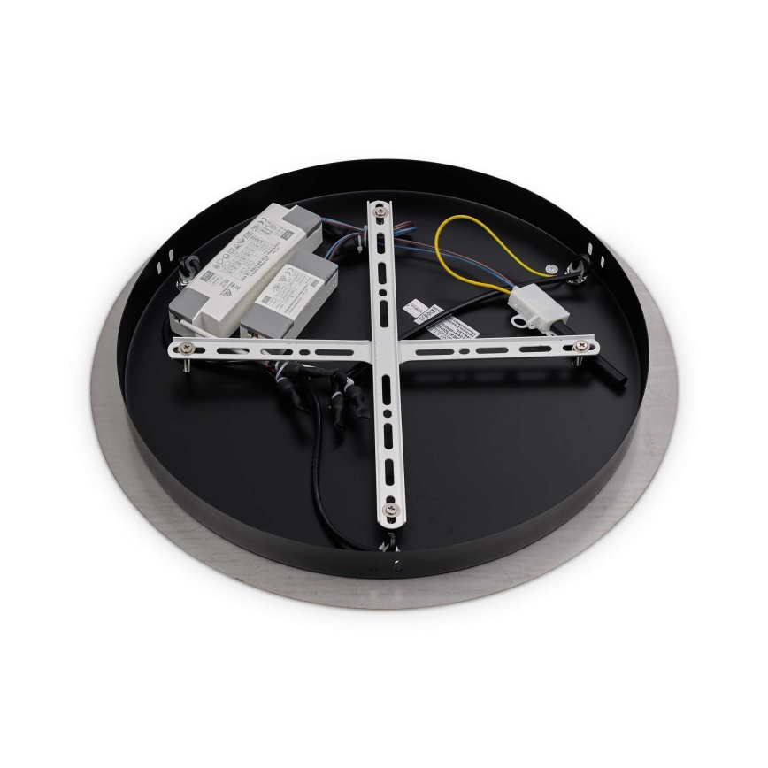 Ideal Lux - Suspension LED sur câble UMILE LED/55W/230V diam. 63 cm CRI 90 laiton/blanc