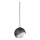 Ideal Lux - Suspension sur câble BLOOM 1xE27/42W/230V Ø 17 cm noire