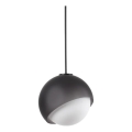 Ideal Lux - Suspension sur câble BLOOM 1xE27/42W/230V Ø 22 cm noire