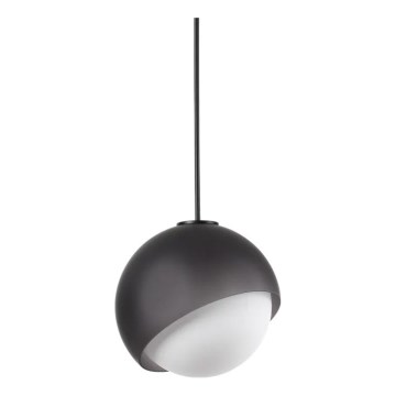 Ideal Lux - Suspension sur câble BLOOM 1xE27/42W/230V Ø 22 cm noire