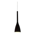 Ideal Lux - Suspension sur câble FLUT 1xE14/40W/230V Ø 10,5 cm noire