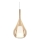 Ideal Lux - Suspension sur câble KALIQUE 1xE27/42W/230V Ø 18 cm beige fumé