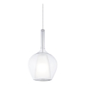 Ideal Lux - Suspension sur câble KALIQUE 1xE27/42W/230V Ø 18 cm transparente