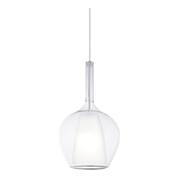 Ideal Lux - Suspension sur câble KALIQUE 1xE27/42W/230V Ø 18 cm transparente