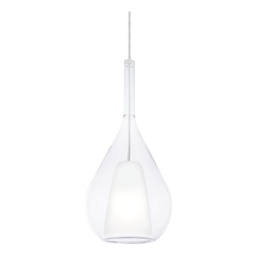 Ideal Lux - Suspension sur câble KALIQUE 1xE27/42W/230V Ø 18 cm transparente