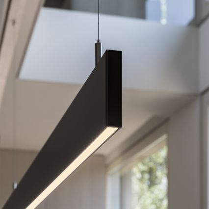 Ideal Lux - Suspension sur câble LINUS LED/32W/230V 3000K IRC 90 120 cm noir