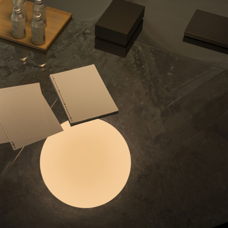 Ideal Lux - Suspension sur câble MAPA 1x E27/42W/230V Ø 40 cm, blanc