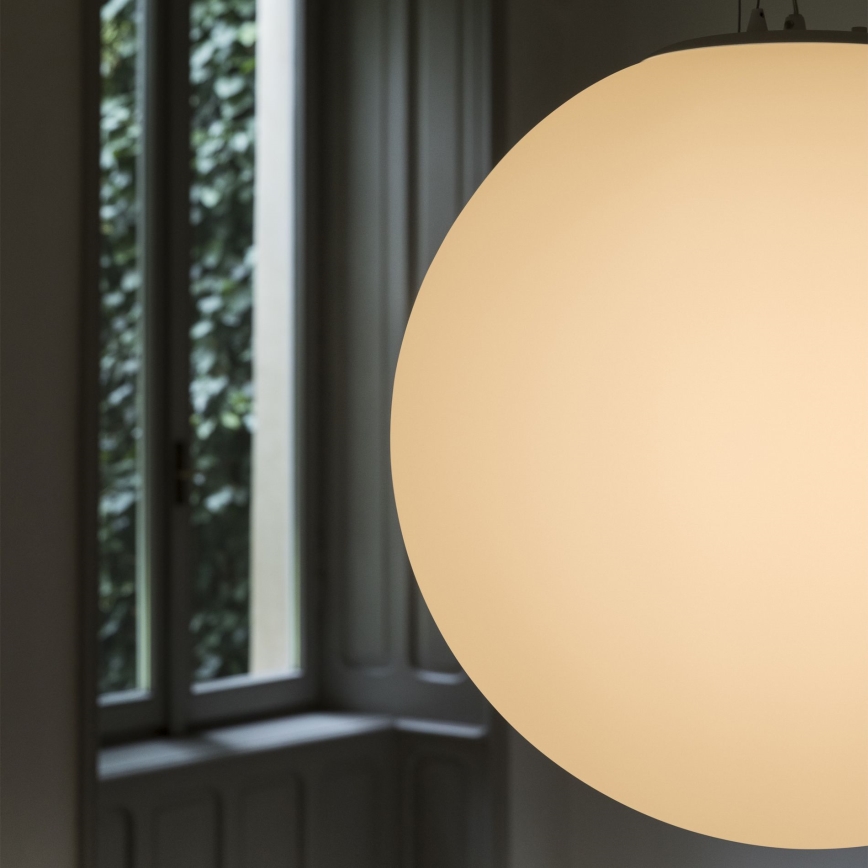 Ideal Lux - Suspension sur câble MAPA 1x E27/42W/230V Ø 40 cm, blanc