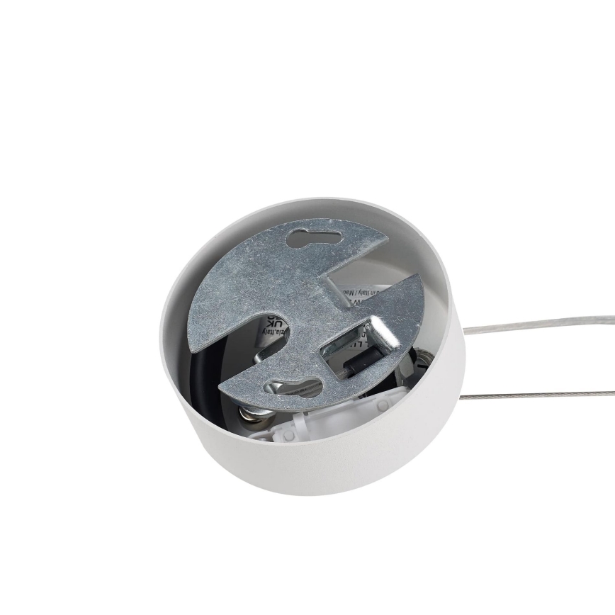Ideal Lux - Suspension sur câble MAPA 1x E27/42W/230V Ø 40 cm, blanc