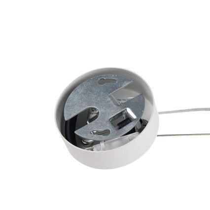 Ideal Lux - Suspension sur câble MAPA 1xE27/42W/230V Ø 30 cm blanche