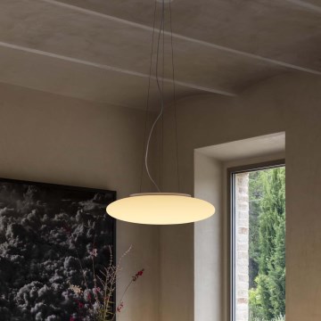 Ideal Lux - Suspension sur câble SMARTIES 3xE27/42W/230V Ø 42,5 cm blanche