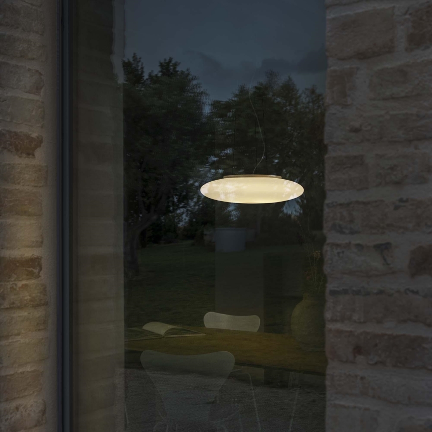 Ideal Lux - Suspension sur câble SMARTIES 5xE27/42W/230V Ø 60 cm blanche