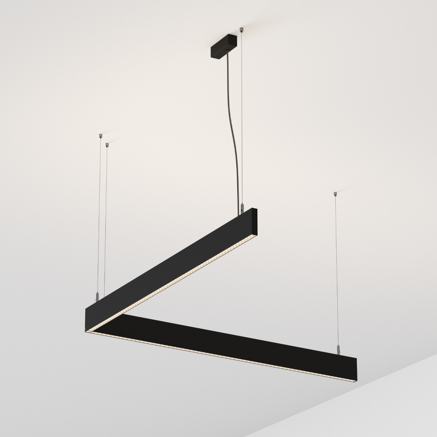 Ideal Lux - Suspension sur câble STEEL LED/29W/230V 4000K IRC 90 120 cm noir