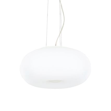 Ideal Lux - Suspension sur câble ULISSE 3x E27/60W/230V Ø 42 cm blanche