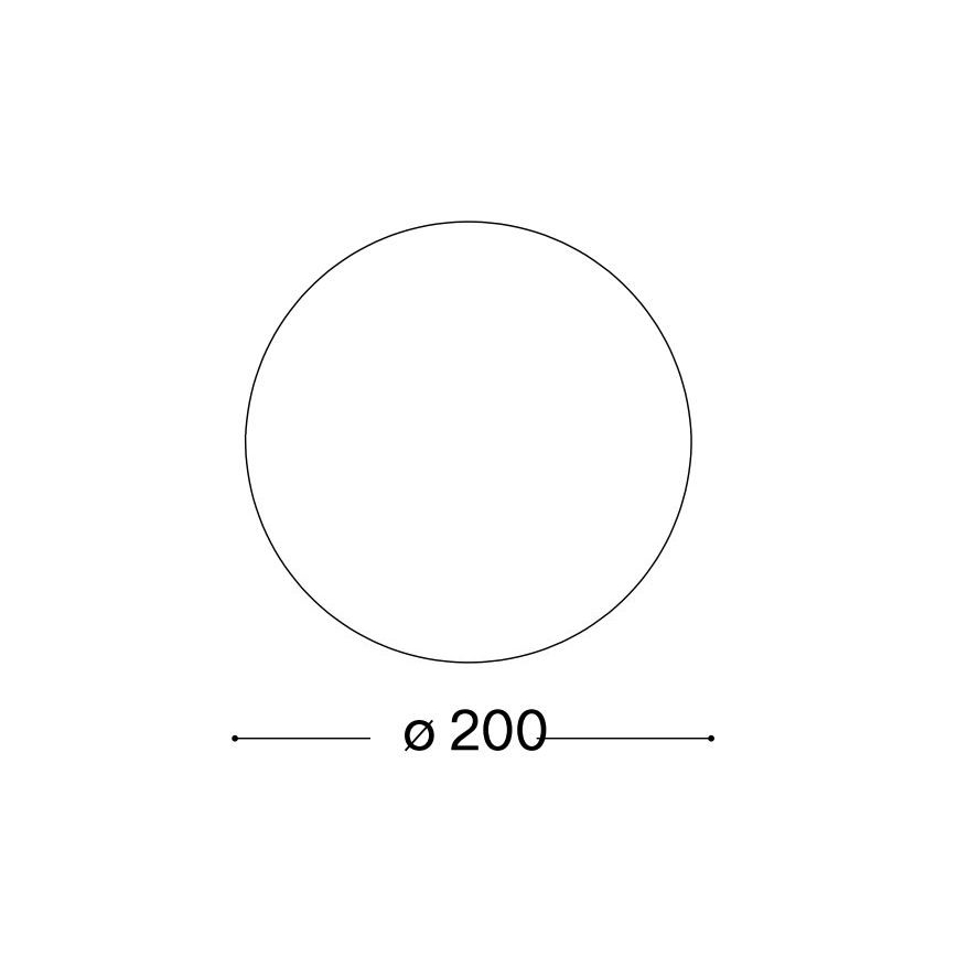 Ideal Lux - Verre de rechange universel MAPA pour E27 Ø 20 cm blanc