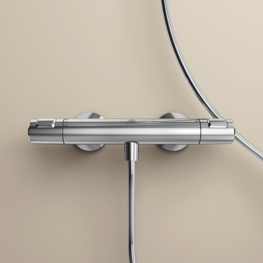 Ideal Standard A7201AA - Mitigeur thermostatique de douche CERATHERM T25 chrome brillant