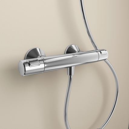 Ideal Standard A7201AA - Mitigeur thermostatique de douche CERATHERM T25 chrome brillant
