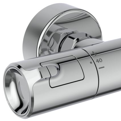 Ideal Standard A7565AA - Kit de douche avec mitigeur thermostatique CERATHERM T50 chrome brillant