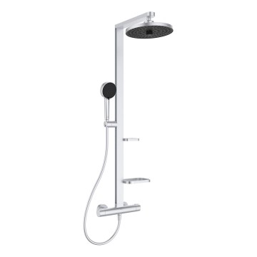 Ideal Standard BD583SI - Ensemble de douche avec mitigeur thermostatique CERATHERM ALU+ finition chrome mat