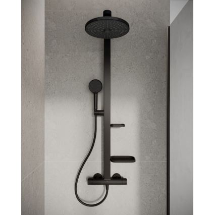 Ideal Standard BD583XG - Ensemble de douche avec mitigeur CERATHERM ALU+ noir mat