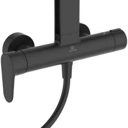 Ideal Standard BD584XG - Ensemble de douche avec mitigeur CERAFLOW ALU+ noir mat
