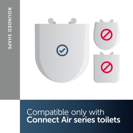 Ideal Standard E036601 - Abattant WC SoftClose CONNECT AIR blanc