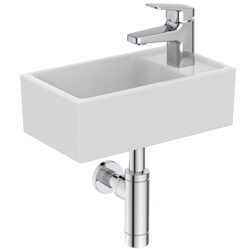 Ideal Standard E211201 - Lavabo suspendu I.LIFE S 37 x 21 cm céramique/blanc