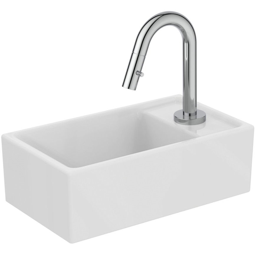 Ideal Standard E211201 - Lavabo suspendu I.LIFE S 37 x 21 cm céramique/blanc