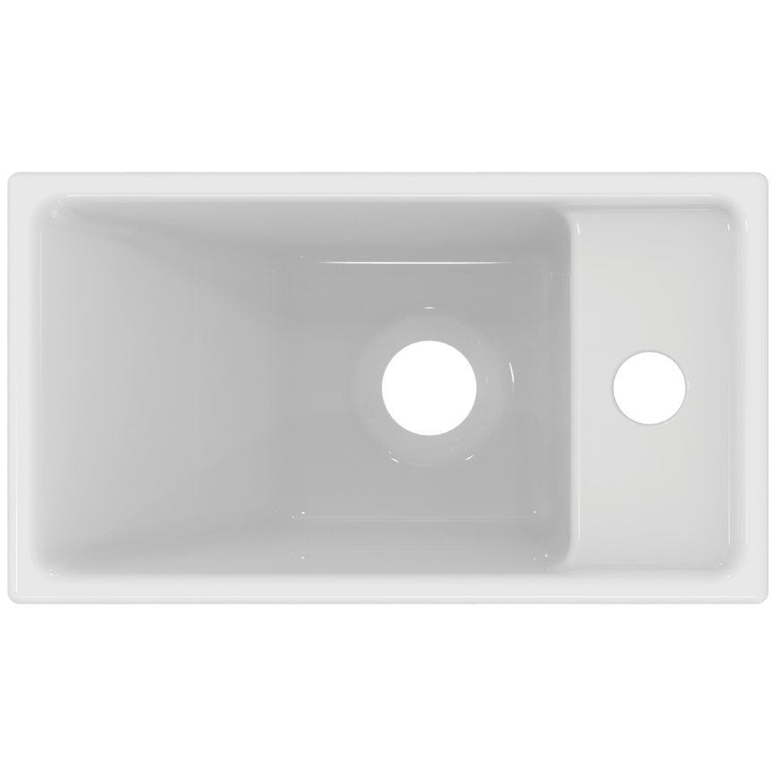 Ideal Standard E211201 - Lavabo suspendu I.LIFE S 37 x 21 cm céramique/blanc