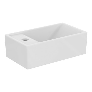 Ideal Standard E211301 - Lavabo suspendu I.LIFE S 37 x 21 cm en céramique, blanc
