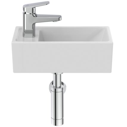 Ideal Standard E211301 - Lavabo suspendu I.LIFE S 37 x 21 cm en céramique, blanc