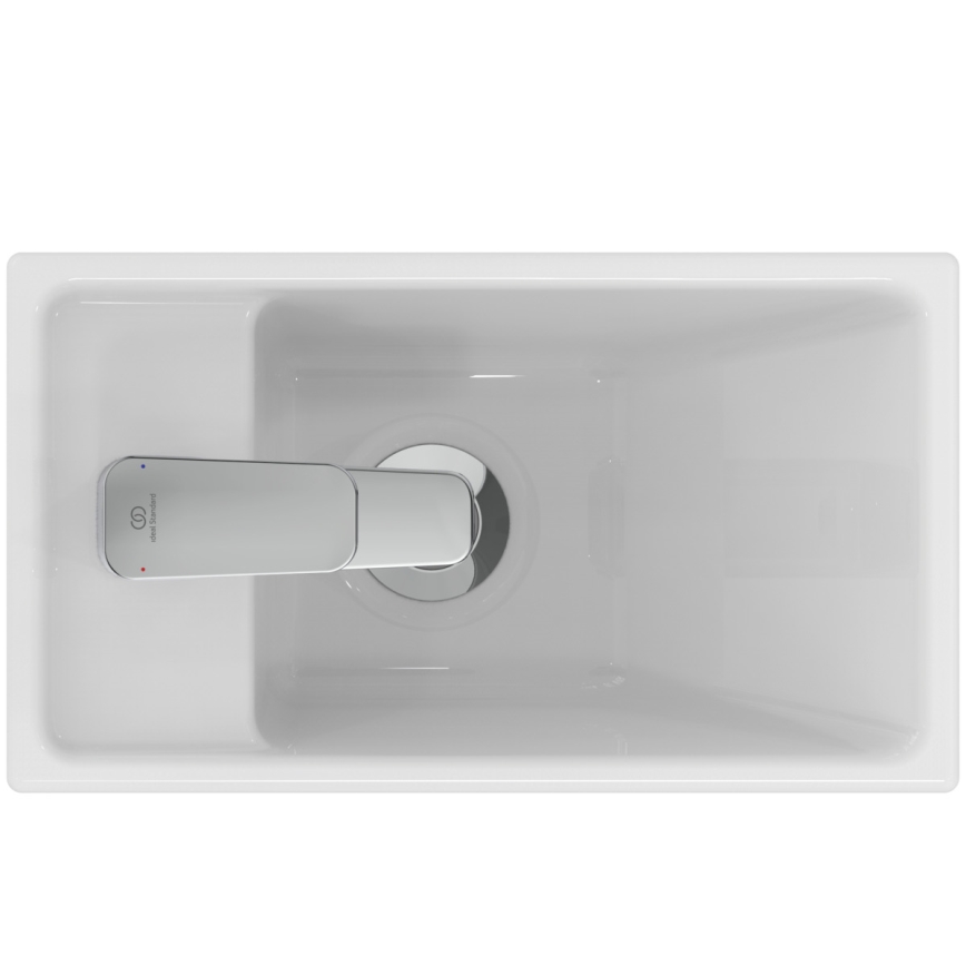 Ideal Standard E211301 - Lavabo suspendu I.LIFE S 37 x 21 cm en céramique, blanc