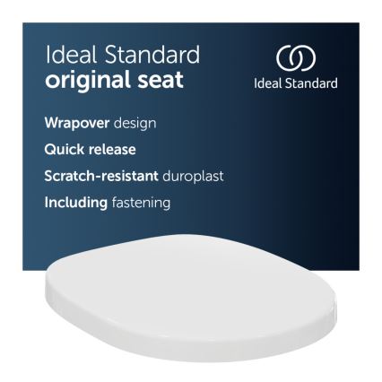 Ideal Standard E712801 - Abattant WC CONNECT blanc