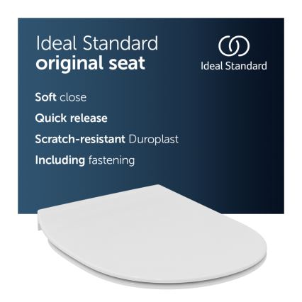 Ideal Standard E772401 - Abattant de WC SoftClose CONNECT blanc