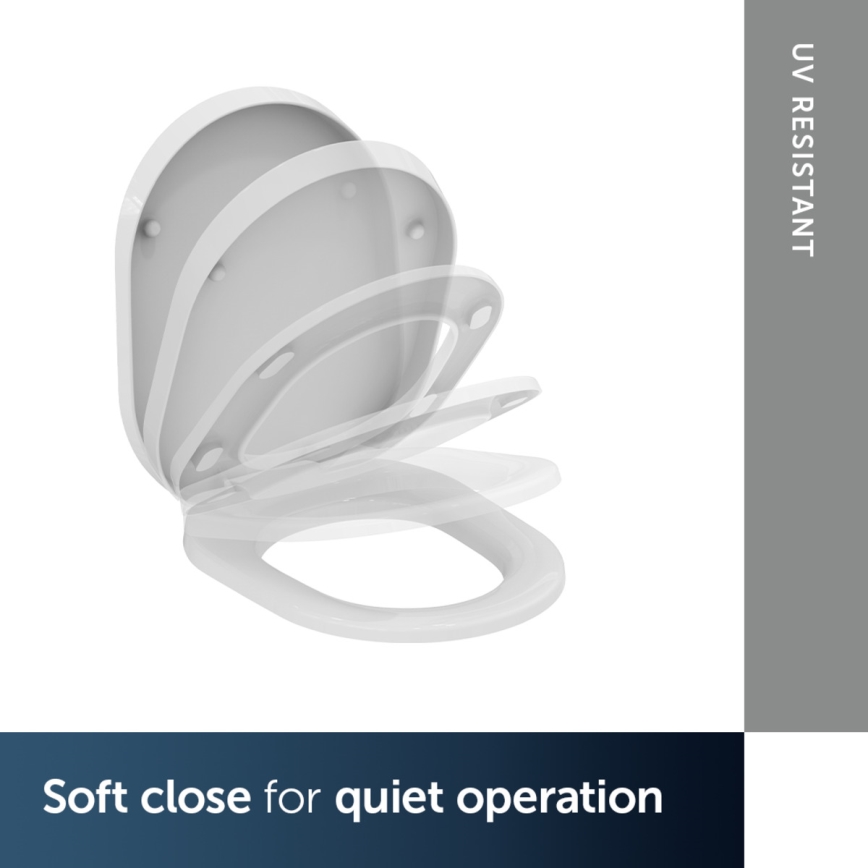 Ideal Standard K706101 - Siège de WC SoftClose TONIC blanc