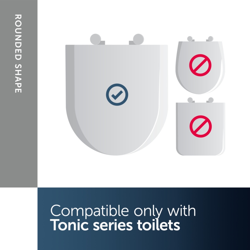 Ideal Standard K706101 - Siège de WC SoftClose TONIC blanc