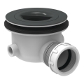 Ideal Standard K936367 - Siphon pour receveur 9 cm, noir/blanc